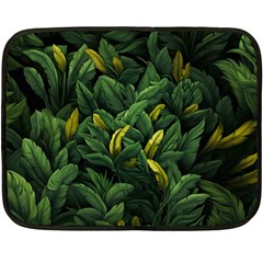 Banana leaves Two Sides Fleece Blanket (Mini)