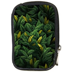 Banana Leaves Compact Camera Leather Case