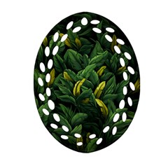 Banana Leaves Ornament (oval Filigree)