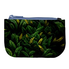 Banana Leaves Large Coin Purse by goljakoff