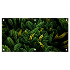 Banana leaves Banner and Sign 4  x 2 