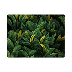 Banana leaves Premium Plush Fleece Blanket (Mini)