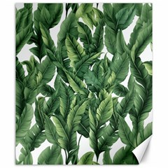 Green Banana Leaves Canvas 20  X 24 