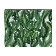Green Banana Leaves Cosmetic Bag (xl)
