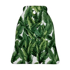 Green Banana Leaves Ornament (bell)