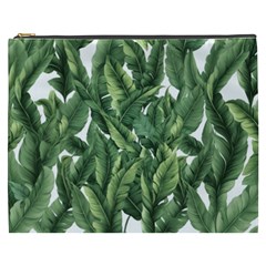 Green Banana Leaves Cosmetic Bag (xxxl)
