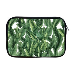 Green Banana Leaves Apple Macbook Pro 17  Zipper Case by goljakoff