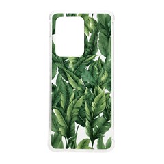 Green Banana Leaves Samsung Galaxy S20 Ultra 6 9 Inch Tpu Uv Case by goljakoff