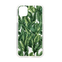 Green Banana Leaves Iphone 11 Tpu Uv Print Case by goljakoff
