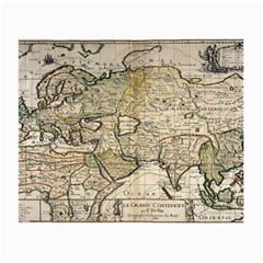 Tartaria Empire Vintage Map Small Glasses Cloth by Grandong