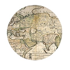 Tartaria Empire Vintage Map Mini Round Pill Box