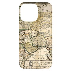 Tartaria Empire Vintage Map Iphone 14 Pro Max Black Uv Print Case by Grandong