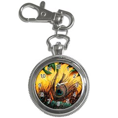 City Light Sky Landmark Painting Key Chain Watches