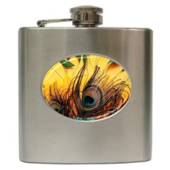 Art Paint Landscape Mountain Hip Flask (6 Oz)