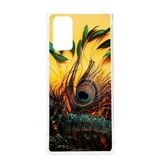 City Light Sky Landmark Painting Samsung Galaxy Note 20 Tpu Uv Case by Cemarart