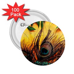 Oceans Stunning Painting Sunset Scenery Wave Paradise Beache Mountains 2 25  Buttons (100 Pack) 