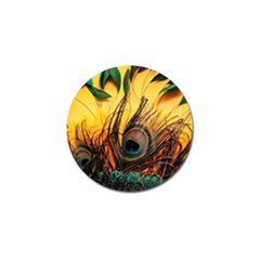 Oceans Stunning Painting Sunset Scenery Wave Paradise Beache Mountains Golf Ball Marker