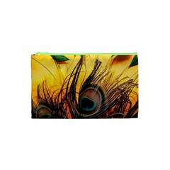 Oceans Stunning Painting Sunset Scenery Wave Paradise Beache Mountains Cosmetic Bag (xs)