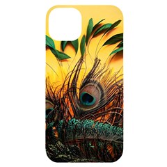 Oceans Stunning Painting Sunset Scenery Wave Paradise Beache Mountains Iphone 14 Plus Black Uv Print Case by Cemarart