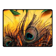 Sunset Illustration Water Night Sun Landscape Grass Clouds Painting Digital Art Drawing Fleece Blanket (small)