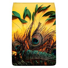 Sunset Illustration Water Night Sun Landscape Grass Clouds Painting Digital Art Drawing Removable Flap Cover (l)