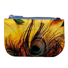 Sunset Illustration Water Night Sun Landscape Grass Clouds Painting Digital Art Drawing Large Coin Purse