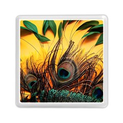 City Lights Sky Landmark Painting Memory Card Reader (square)