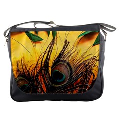 Forest Trees Snow Landscape Art Messenger Bag