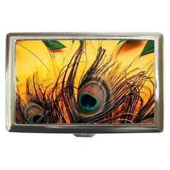 Peacock Feather Native Cigarette Money Case