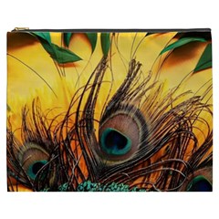 Peacock Feather Native Cosmetic Bag (xxxl)