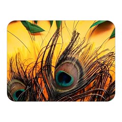 Peacock Feather Native Two Sides Premium Plush Fleece Blanket (mini)