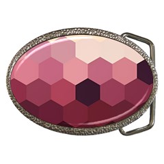 Hexagon Valentine Valentines Belt Buckles by Grandong
