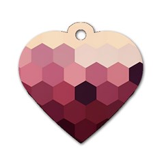 Love Amour Butterfly Colors Flowers Text Dog Tag Heart (one Side)