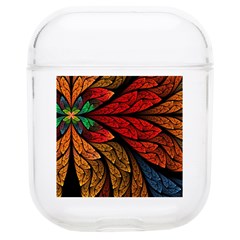 Fractals, Floral Ornaments, Rings Soft Tpu Airpods 1/2 Case by nateshop