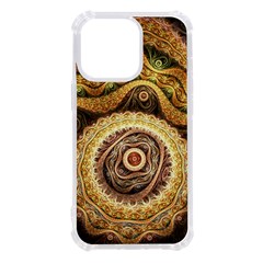 Fractals, Floral Ornaments, Waves Iphone 13 Pro Tpu Uv Print Case by nateshop