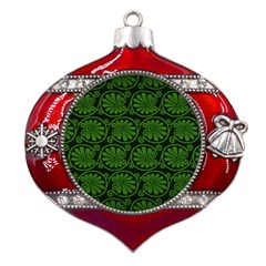  Metal Snowflake And Bell Red Ornament by nateshop