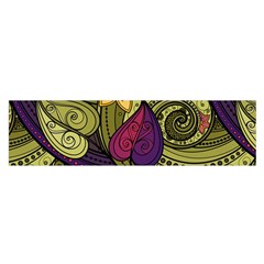 Green Paisley Background, Artwork, Paisley Patterns Oblong Satin Scarf (16  X 60 ) by nateshop