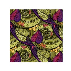 Green Paisley Background, Artwork, Paisley Patterns Square Satin Scarf (30  X 30 ) by nateshop