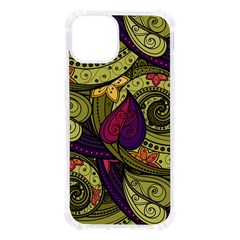 Green Paisley Background, Artwork, Paisley Patterns Iphone 13 Tpu Uv Print Case by nateshop