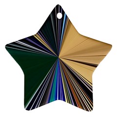 Colorful Centroid Line Stroke Ornament (star)
