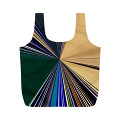 Colorful Centroid Line Stroke Full Print Recycle Bag (m)