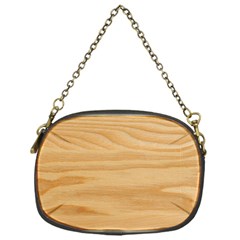 Light Wooden Texture, Wooden Light Brown Background Chain Purse (one Side) by nateshop