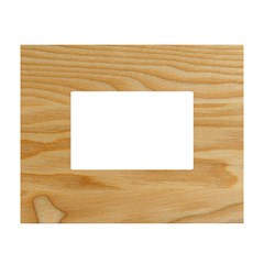 Light Wooden Texture, Wooden Light Brown Background White Tabletop Photo Frame 4 x6  by nateshop