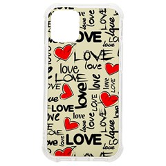 Love Abstract Background Love Textures Iphone 12 Mini Tpu Uv Print Case	 by nateshop