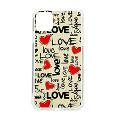 Love Abstract Background Love Textures Iphone 11 Tpu Uv Print Case by nateshop