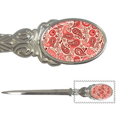 Paisley Red Ornament Texture Letter Opener by nateshop