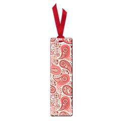 Paisley Red Ornament Texture Small Book Marks by nateshop