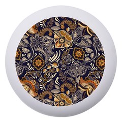 Paisley Texture, Floral Ornament Texture Dento Box With Mirror