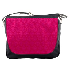 Pink Pattern, Abstract, Background, Bright Messenger Bag by nateshop