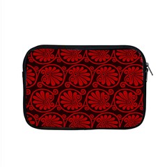 Red Floral Pattern Floral Greek Ornaments Apple Macbook Pro 15  Zipper Case by nateshop